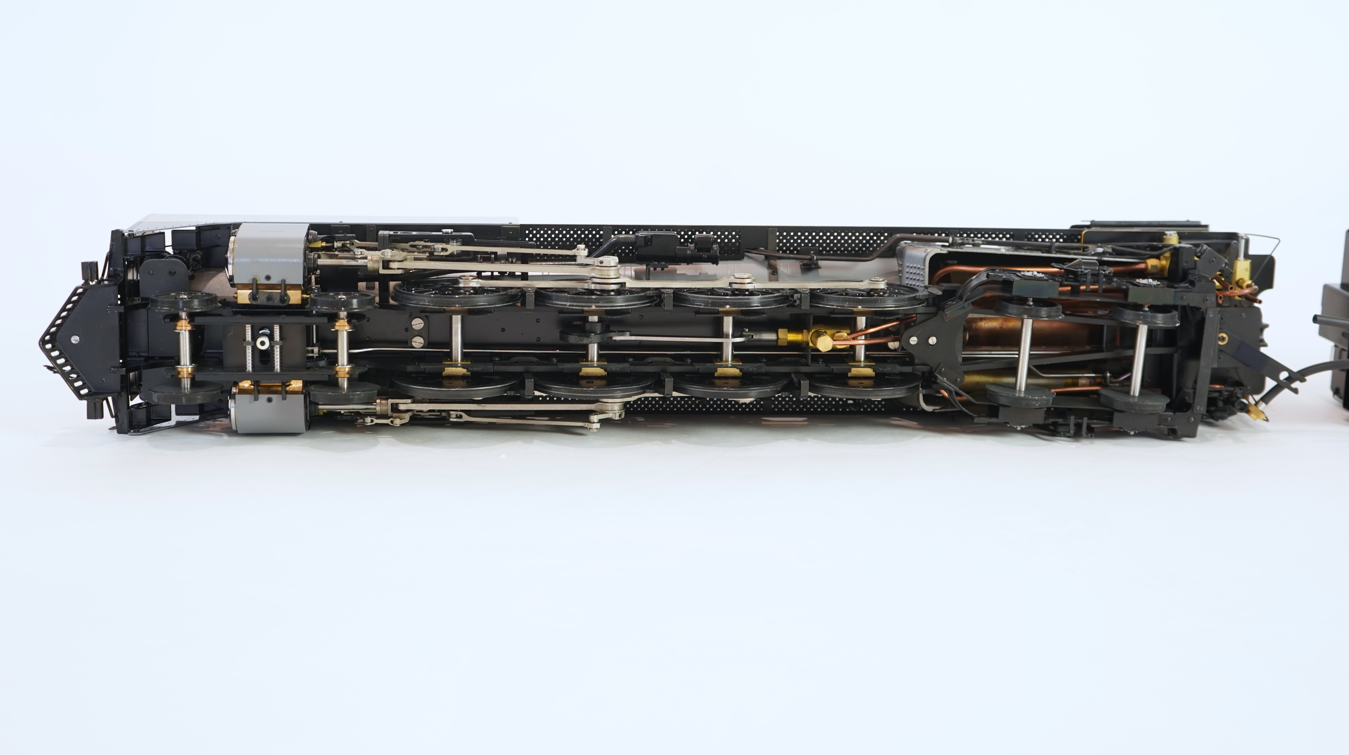 A Gauge One Aster Hobbies live steam Union Pacific FEF Class 844, 4-8-4 tender locomotive, 837, the factory ‘Built Up’ version, spirit fired working two cylinder motion, with assembly instructions, operating instructions